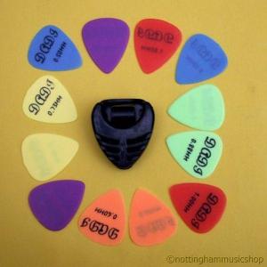 PICK HOLDER +12 MATT PLECTRUMS